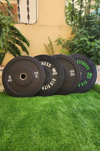 Discos/pesas 5 y 10kg olimpicos LEER ANUNCIO