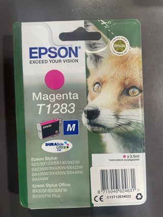 CARTUCHO ORIGINAL EPSON MAGENTA T1283