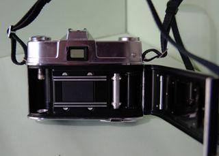 Kodak Retina Reflex III con objetivos