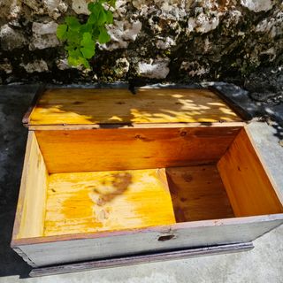 ✅Antigua arca de pino del siglo XVIII⭐⭐⭐⭐⭐