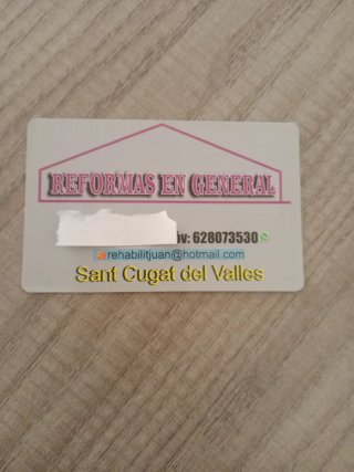 Reformas en general casa piso local