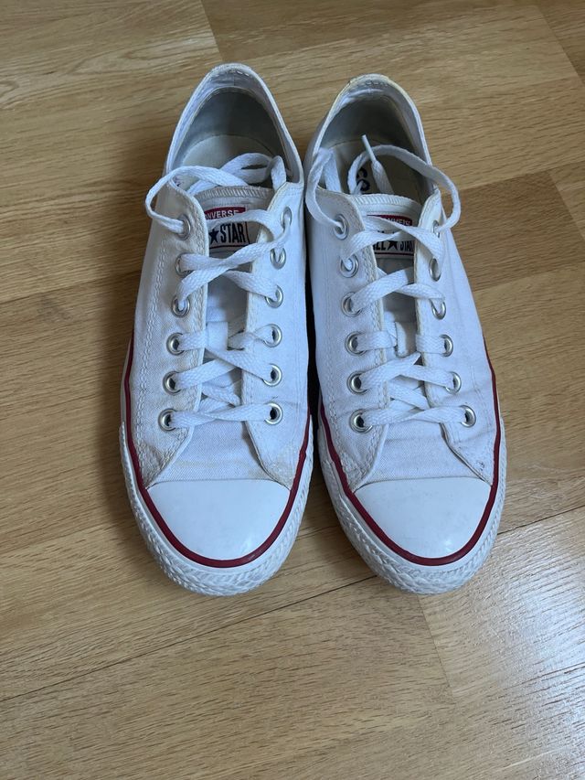 Converse blancas bajas 39.5
