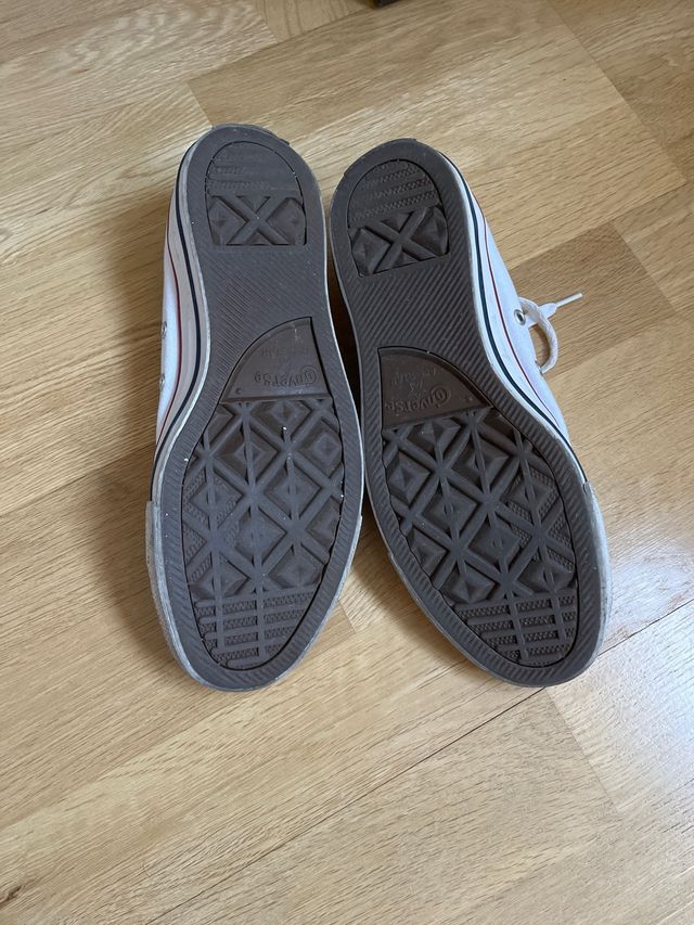 Converse blancas bajas 39.5
