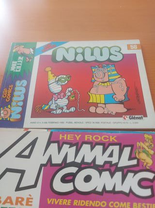 n.2Rivista satirica e fumetti Animal Comic+ Nilus
