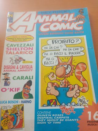 n.2Rivista satirica e fumetti Animal Comic+ Nilus