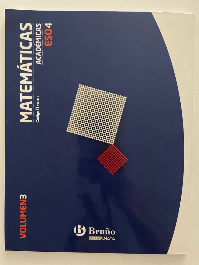 Matematicas academicas 4 ESO ED. Bruño