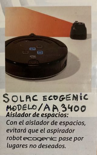 Robot aspirador SOLAC ECOGENIC
