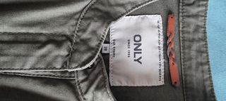 Cazadora verde tela vaquera