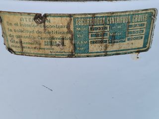 Escurridora (secadora) centrífuga Crolls