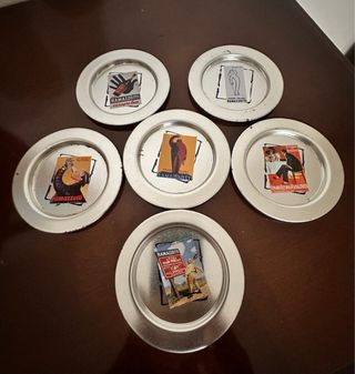 Sottobicchieri in metallo