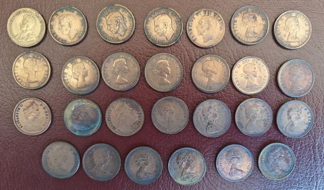 Coleccion monedas centavos Canada