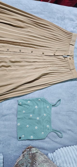 Conjunto Top + Falda larga