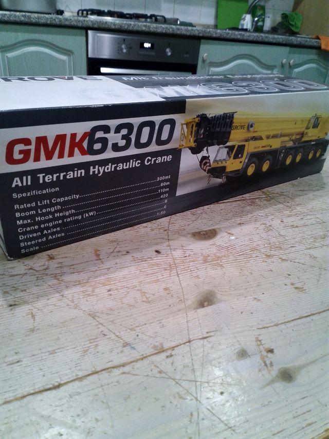 Conrad 1:50 GMK 6300 hydraulic Crane Grove 2091/01