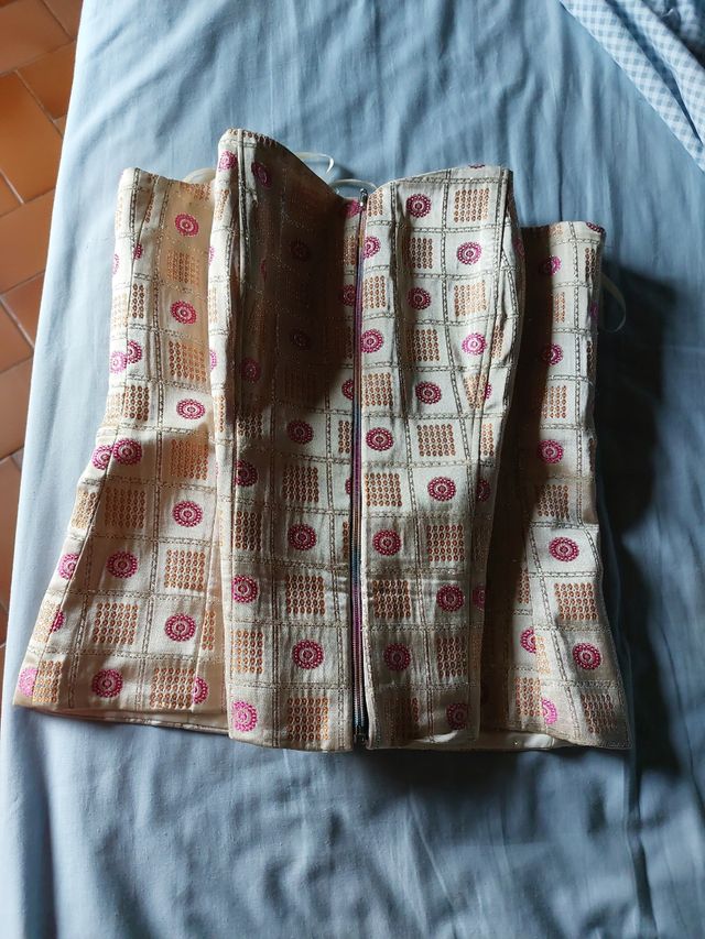 CORPIÑO, CUERPO, CORSÉ SEDA y RASO TALLA 46-50