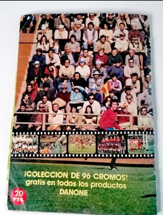 Album Cromos Danone Mundial 1982