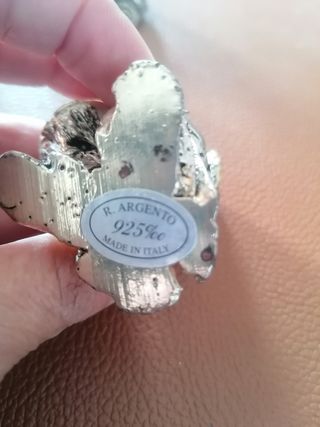 4 soprammobili argentati vintage