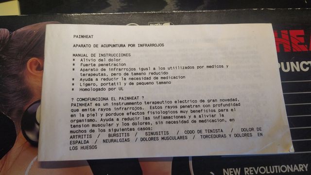 Acupuntura por calor Painheat RWTÜV GS MP-919