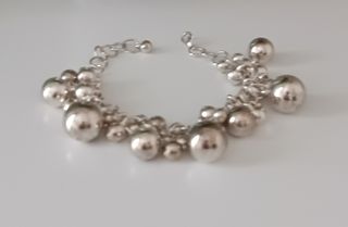 Pulsera de bolas ajustable