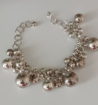 Pulsera de bolas ajustable