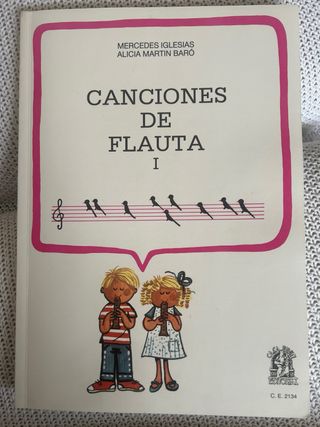 Libro Canciones de Flauta I