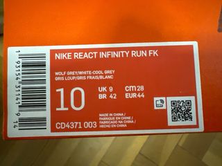 Nike React Infinity Run 44