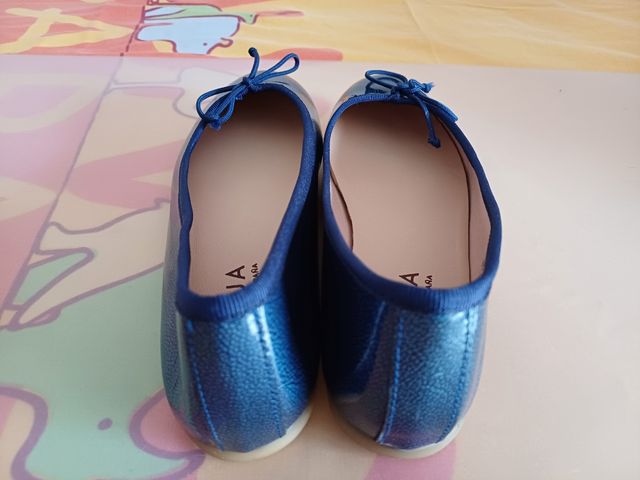 Bailarinas azul marino