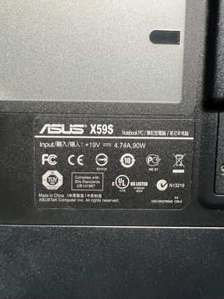 Pc Asus X59S
