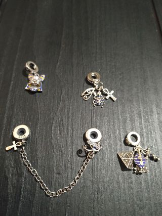 Charm abalorio Egipcio Ojo Cruz pulsera Pandora 