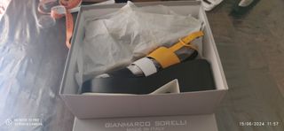 Sandalo/donna con tacco alto estivo