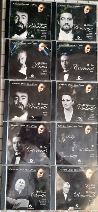 10 CDs grandes divos de la ópera