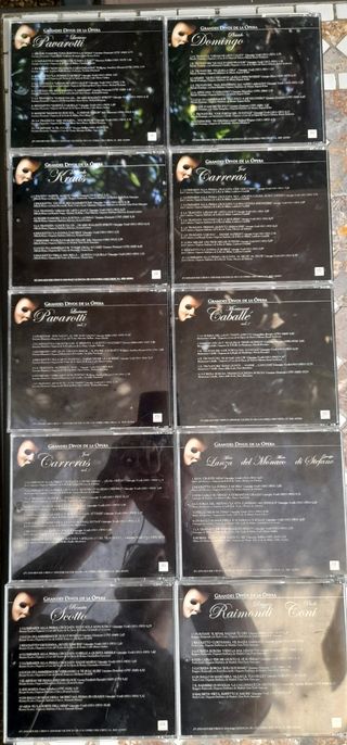 10 CDs grandes divos de la ópera