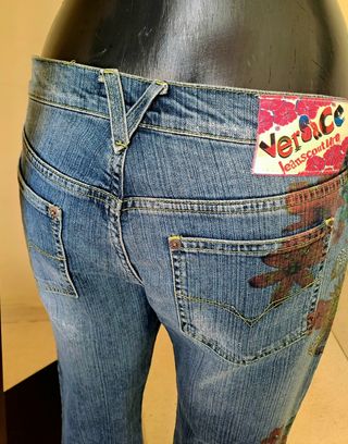 Jeans Capri Versace tg. 33 (47IT) Nuovi
