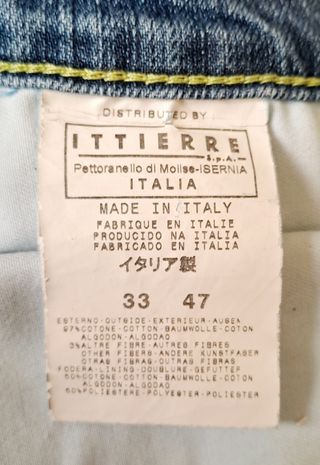 Jeans Capri Versace tg. 33 (47IT) Nuovi