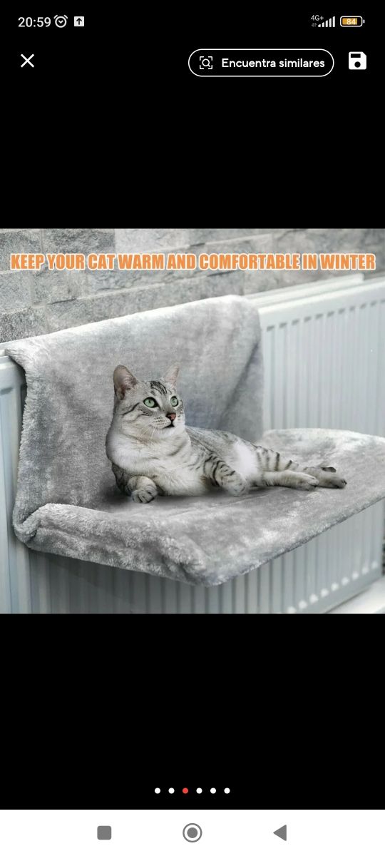 Hamaca gato radiador