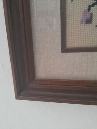 Quadro ricamato a mano