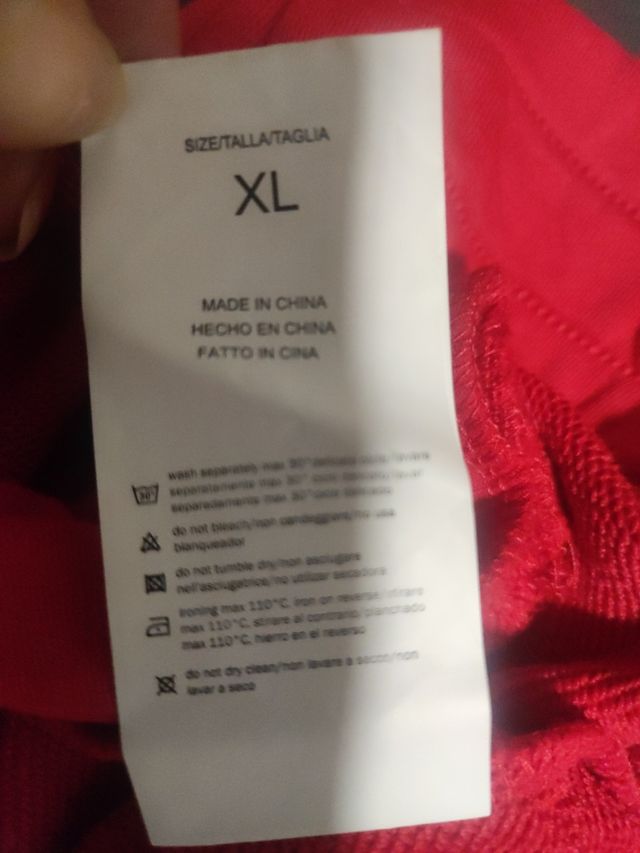 Sudadera cremallera Supreme España T.XL