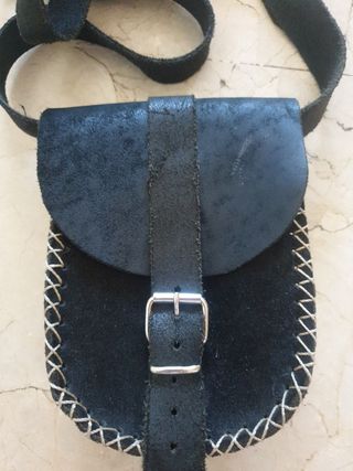 Bolso piel pequeño negro
