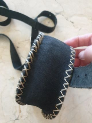 Bolso piel pequeño negro