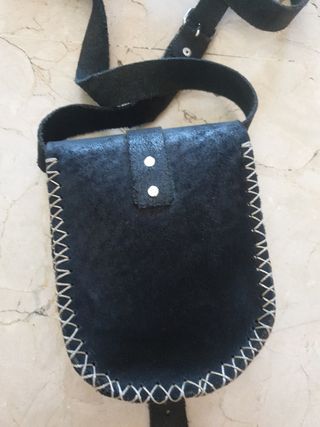 Bolso piel pequeño negro