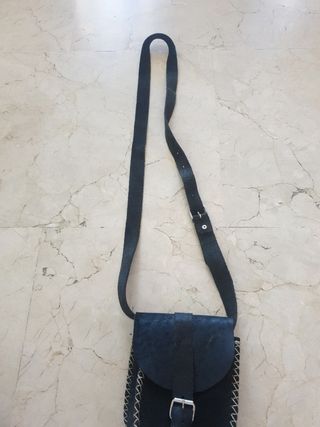 Bolso piel pequeño negro