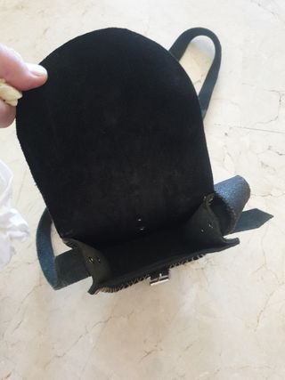 Bolso piel pequeño negro