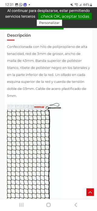 Red padel, Nueva!