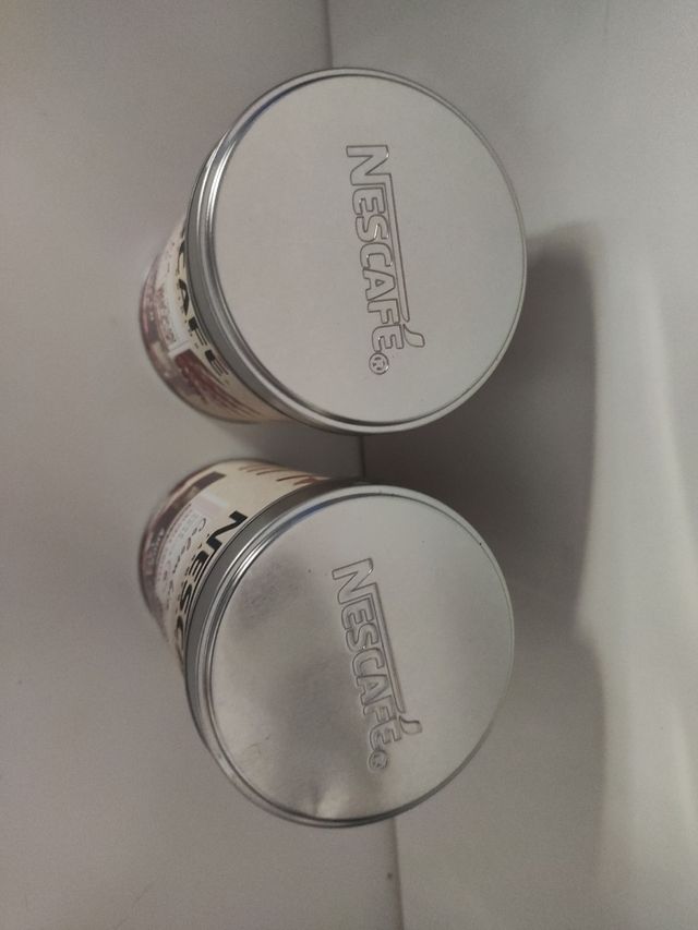 Barattoli in metallo Nescafé 12x7