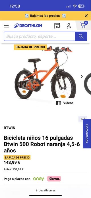 Bicicleta btwin 500