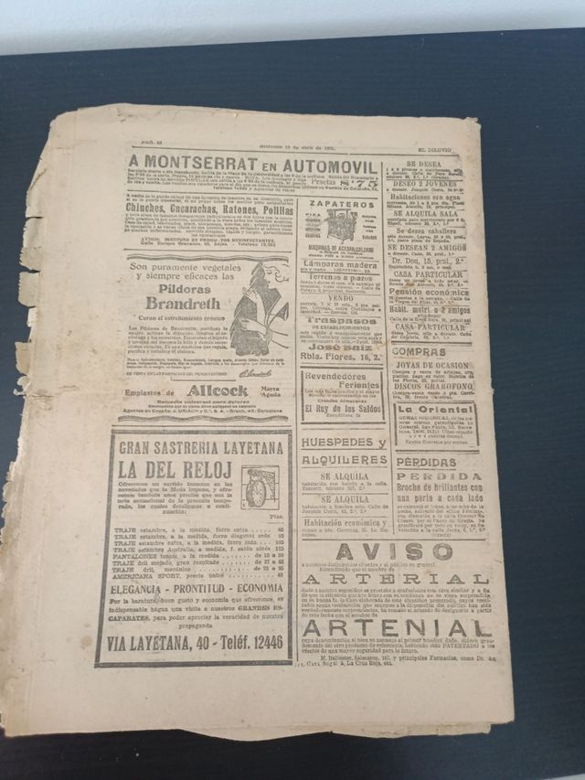 Vecchio giornale del 1931