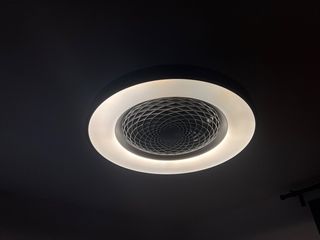 Ventilador Techo aspas ocultas con luz Mantra
