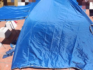 Tienda de campaña tipo iglú