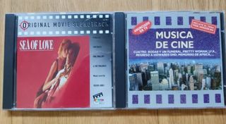 Seis bandas sonoras de cine en CD.