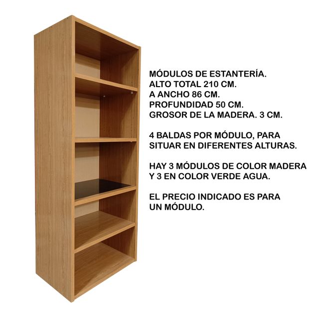 Grande libreria in legno. Libreria modulare.