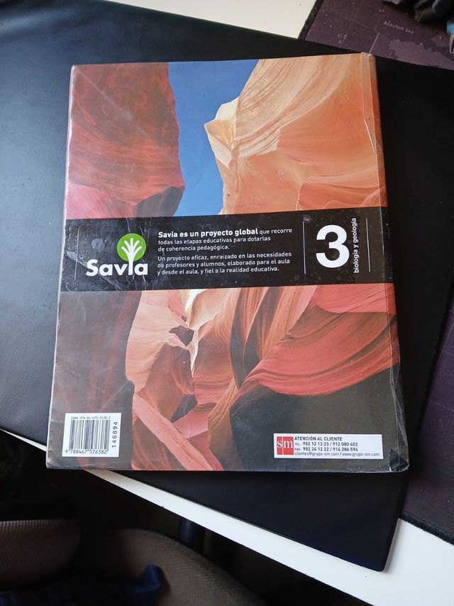 Libro Biología  y Geología.  3° Eso.